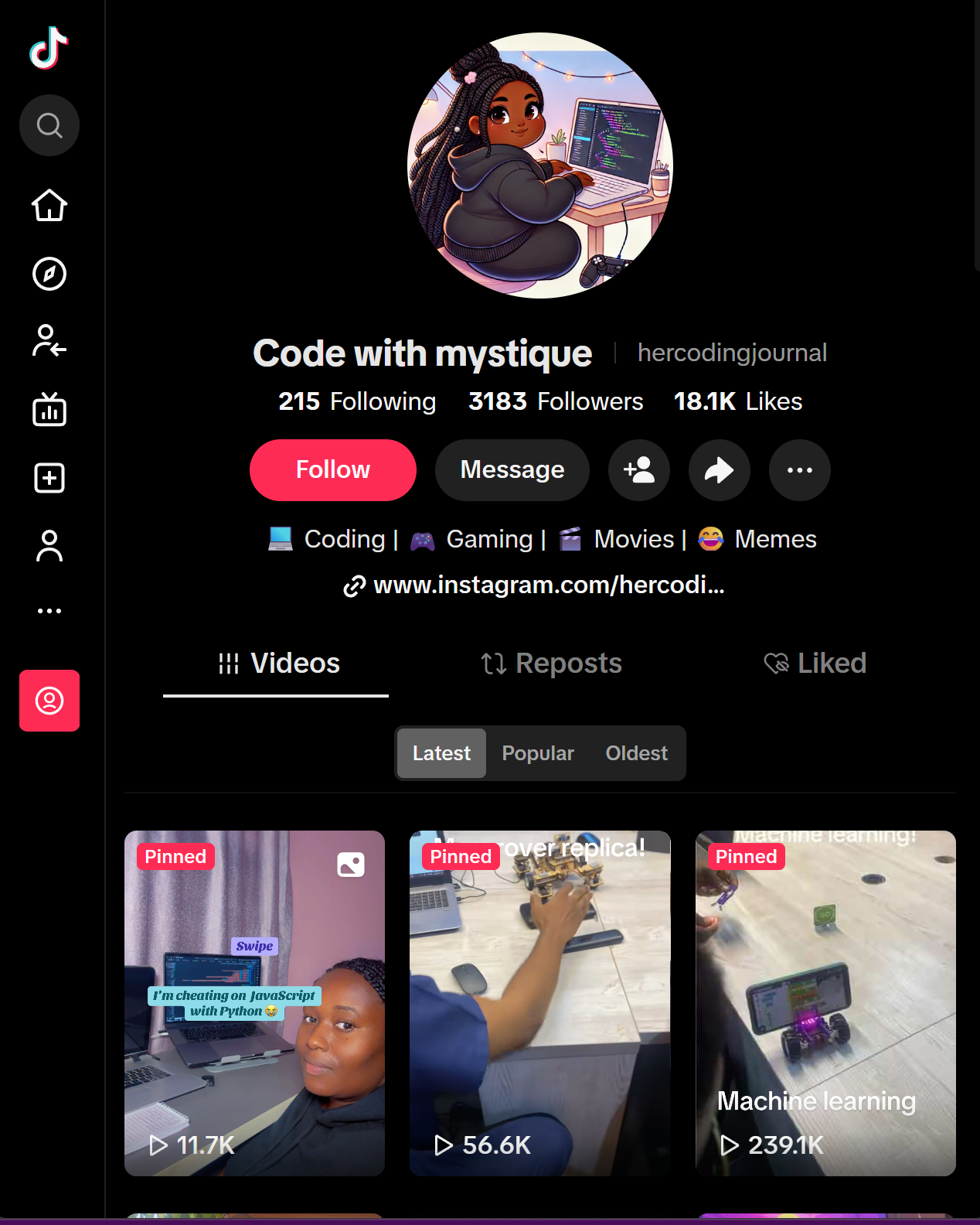 TikTok preview